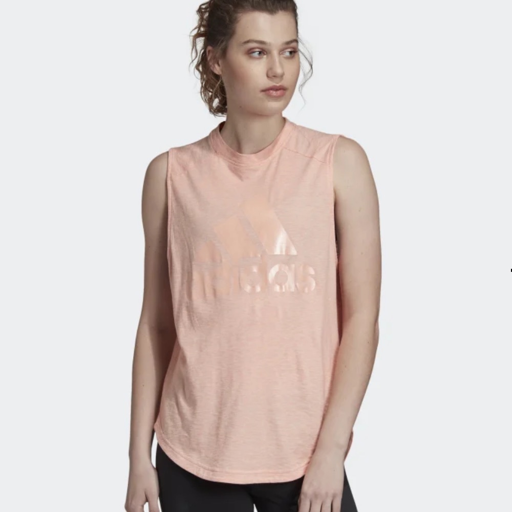 Adidas ID WINNERS MUSCLE TEE Glow Pink